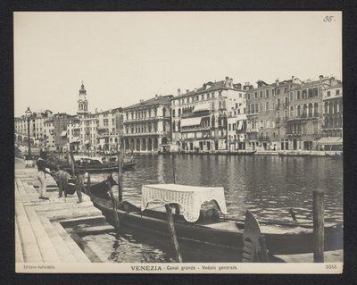 Pohled na Canal Grande v Benátkách Benátky – Canal Grande – Veduta generale (název na objektu) od Neue Photographische Gesellschaft