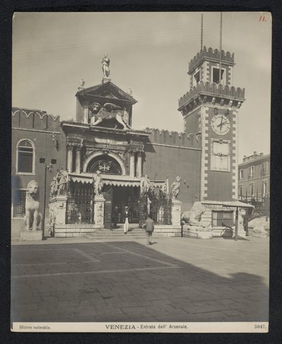 Porta Magna z Arsenalu Benátek Venezia - Entrata dell