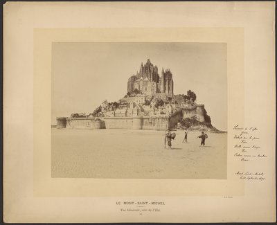 Mont-Saint-Michel, Celkový pohled, východní strana od Neurdein freres