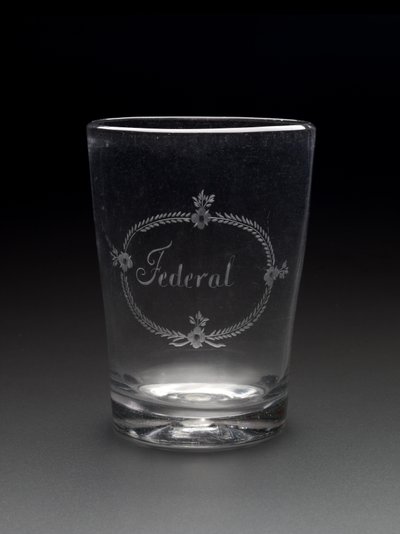 Tumbler, c. 1788-1795 (bezolovnaté sklo) od New Bremen Glass Manufactory