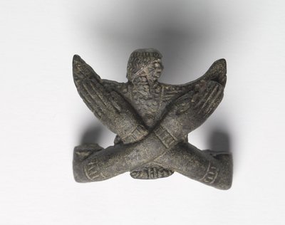Bronzová hora z "Shawabty Bundle": Crossed Arms, konec 18. až počátek 19. dynastie, asi 1336-1256 př.n.l. od New Kingdom Egyptian