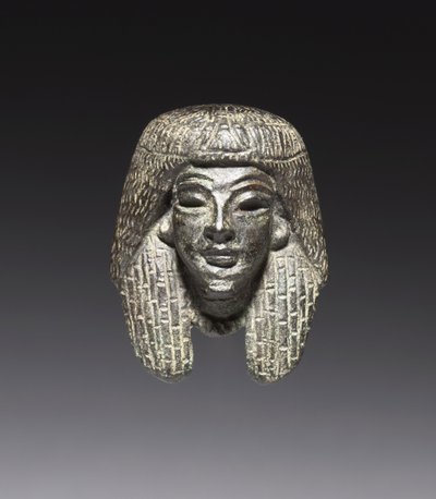 Bronzová hora z "Shawabty Bundle": Hlava, konec 18. až počátek 19. dynastie, cca 1336-1256 př.n.l. od New Kingdom Egyptian
