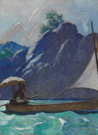 A tak jsem tu a tam podnikl malou plavbu po moři od Newell Convers Wyeth