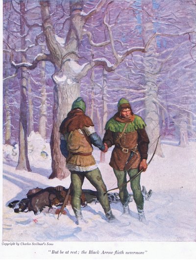 Ale buď v klidu, Black Arrow už nelétá, 1916 od Newell Convers Wyeth