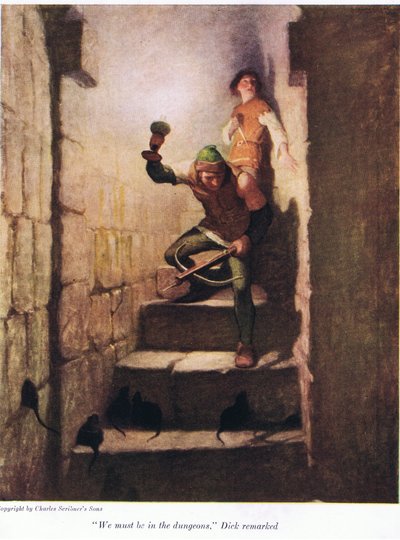 Musíme být v kobkách, poznamenal Dick, 1916 od Newell Convers Wyeth
