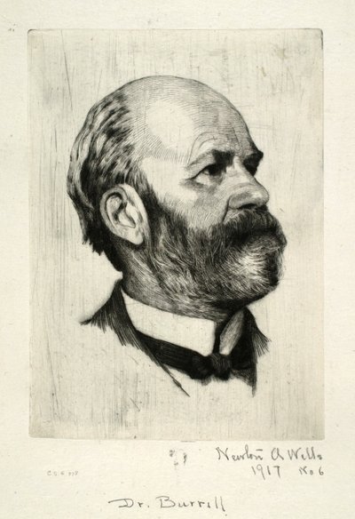 Portrét Dr. Burrilla od Newton A. Wells