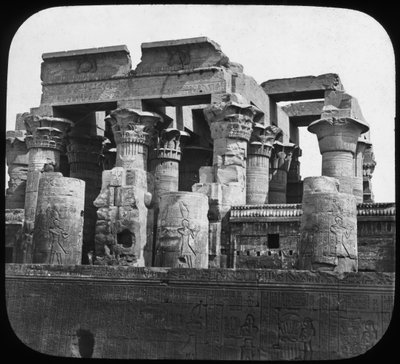 Chrám Kom Ombo, Egypt, c1890 od Newton and Co