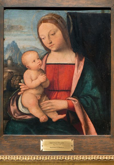 Madona s dítětem, 1510-1520 od Niccolò Pisano