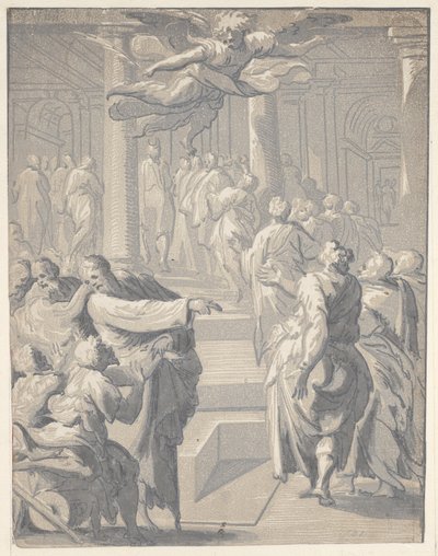 Kristus uzdravující ochrnutého, 1540-50., 1540-50. od Niccolo Vicentino
