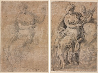 Alegorická figura (přímo a vzadu) od Niccolo dell