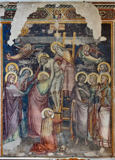 Depozice (oddělená freska) od Niccolo di Pietro Gerini