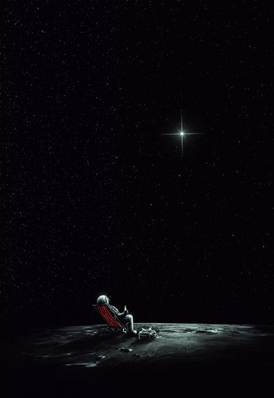 Astronaut a pozorovatel hvězd od Nicebleed