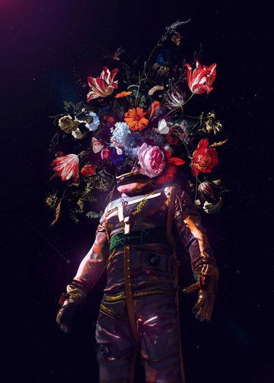 Kosmický zahradník-astronaut od Nicebleed