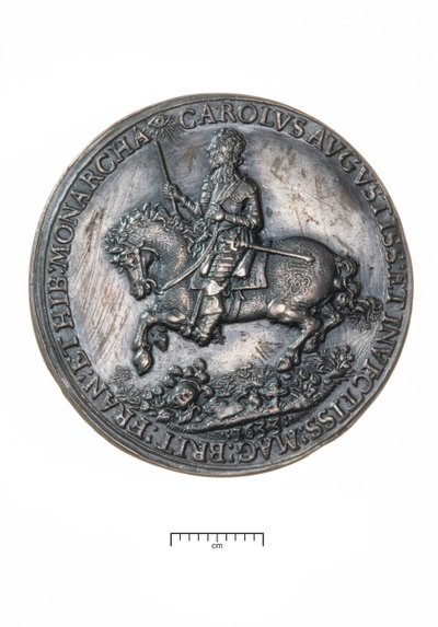 Karel I., Návrat do Londýna po korunovaci v Edinburghu, 1633 (stříbro) od Nicholas Briot