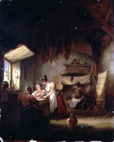 Interiér s postavami od Nicholas Condy