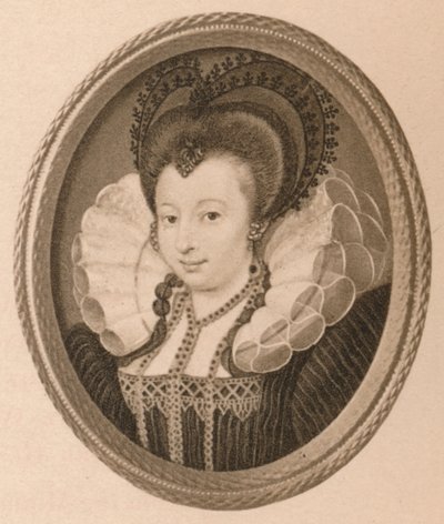 Catherine Knevett, hraběnka ze Suffolku, 16. století 1904 od Nicholas Hilliard