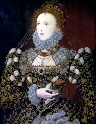 Alžběta I., královna Anglie a Irska, 1575 od Nicholas Hilliard