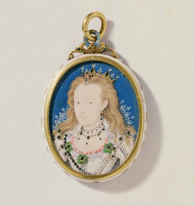 Frances Howard, vévodkyně z Richmondu a Lennoxu, kolem 1605-10 (wc na pergamenu) od Nicholas Hilliard