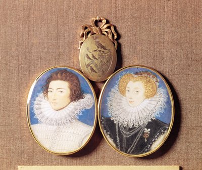 John Croker a jeho manželka Frances od Nicholas Hilliard