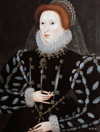 Portrét anglické královny Alžběty I. od Nicholas Hilliard