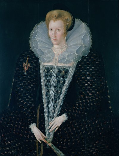 Královna Alžběta I. (1533-1603) od Nicholas Hilliard