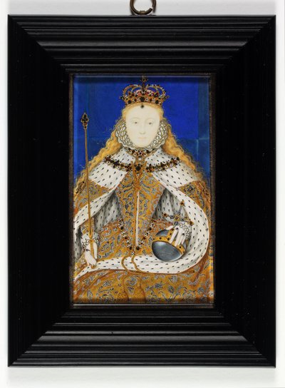 Queen Elizabeth I (smalt) od Nicholas Hilliard