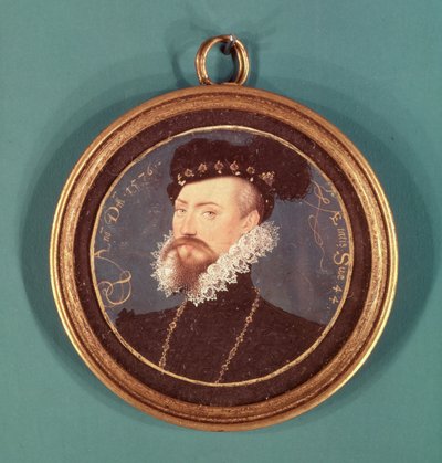 Robert Dudley, hrabě z Leicesteru (asi 1532-88) 1576 od Nicholas Hilliard