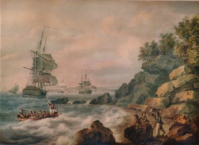 V Bristolském kanálu, 1787 od Nicholas Pocock