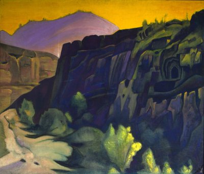 Jeskyně Ajanta, 1938. od Nicholas Roerich