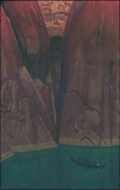 Ashram, série "Ašramy", 1931 od Nicholas Roerich