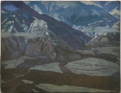 Bhargarh Fort, série "Kulu", 1929 od Nicholas Roerich