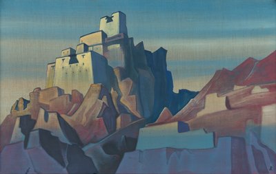 Hrad v Ladaku, 1933 od Nicholas Roerich