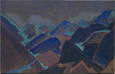 Glaciers of Lahul, 1936 od Nicholas Roerich
