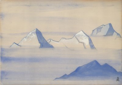 Himaláje, list alba, 1934 od Nicholas Roerich