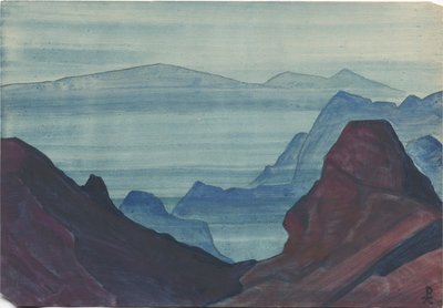 Himaláje, list alba, 1934 od Nicholas Roerich