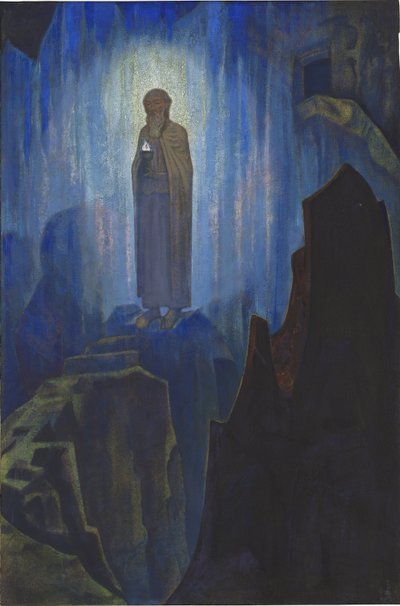 Lumiere celeste - Světlo nebe par Roerich, Nicholas (1874-1947). Tempera na plátně, rozměr: 124x80 od Nicholas Roerich