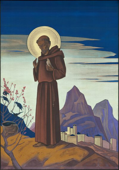 Svatý František, 1932 od Nicholas Roerich