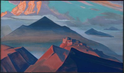 Stanová hora, série "Svaté hory", 1933 od Nicholas Roerich