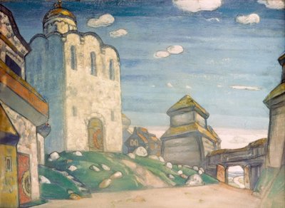 Katedrála v Putivl od Nicholas Roerich