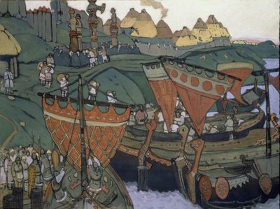 Slované na Dněpru, 1905 od Nicholas Roerich
