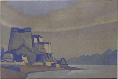 Tibet, Dzong, 1936 od Nicholas Roerich