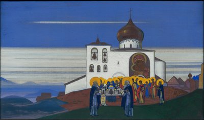 Zvenigorod, 1933 od Nicholas Roerich