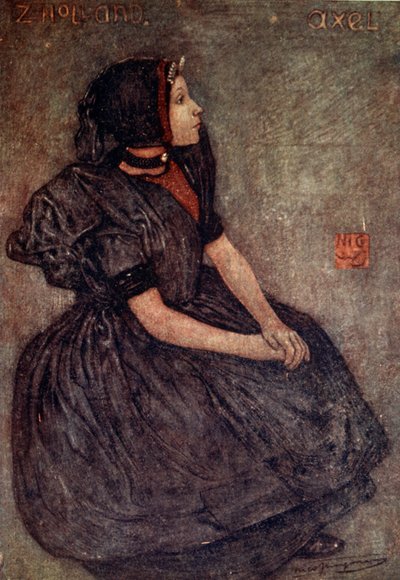 Zeeland Girl, 1904 od Nico Jungman