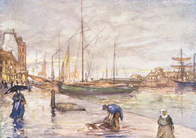 Cherbourg (barevná litografie) od Nico Jungmann