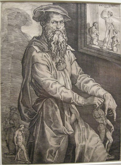 Portrét Baccia Bandinelliho od Nicolo della Casa