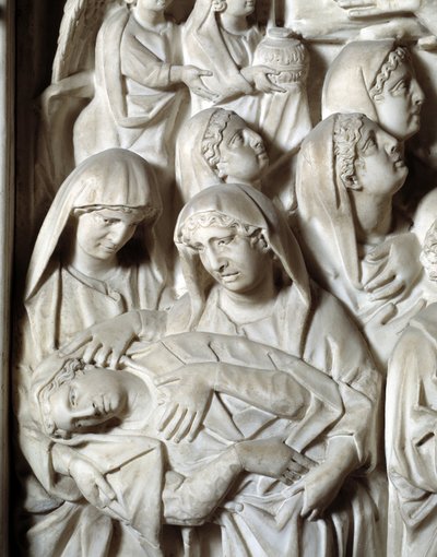 The Crucifixion Detail Chair realizované Nicolou Pisano od Nicola Pisano