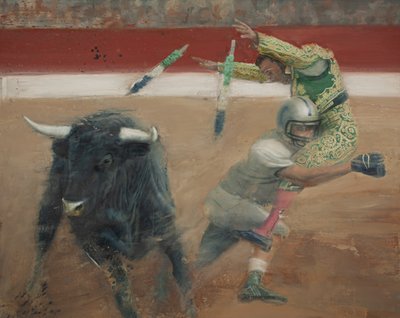 Corrida I, 2016 (olej na plátně) od Nicola Pucci