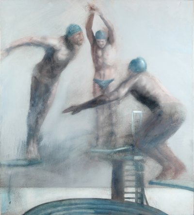 Potápěči, 2012 (olej na plátně) od Nicola Pucci