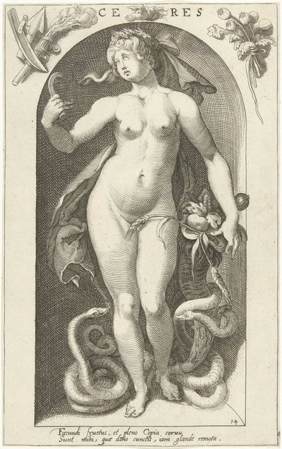 Ceres (název na objektu) Starověcí bohové (název série) od Nicolaas Braeu