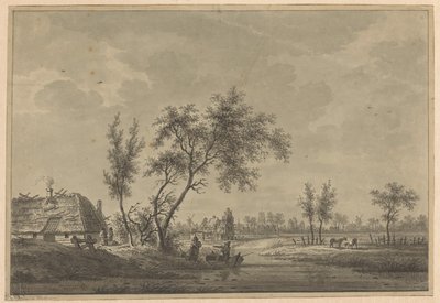 Pohled na Wijk bij Duurstede od Nicolaas Wicart